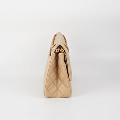 Chanel 2.55 Reissue 227 Caviar Beige with Olive Undertone