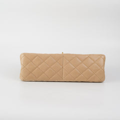 Chanel 2.55 Reissue 227 Caviar Beige with Olive Undertone