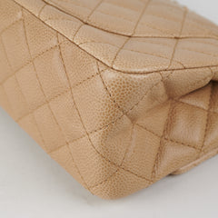 Chanel 2.55 Reissue 227 Caviar Beige with Olive Undertone