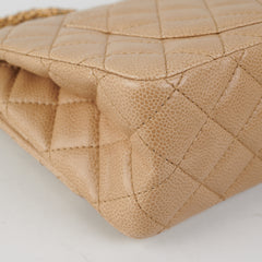 Chanel 2.55 Reissue 227 Caviar Beige with Olive Undertone