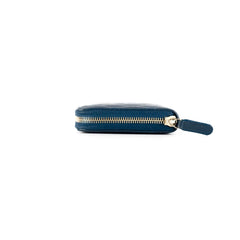 Chanel Caviar Navy Zip Long Wallet