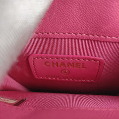 Chanel Lambskin Pink Phone holder