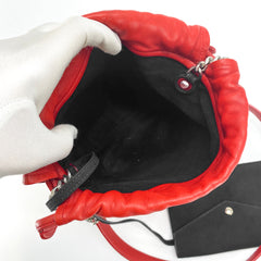 Saint Laurent Teddy Bag Red
