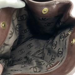 Chanel Vintage Shoulder Bag Brown