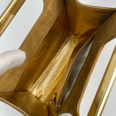 Chanel Vintage Metallic Top Handle