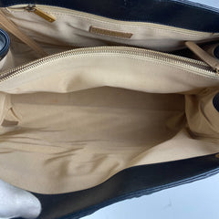 Chanel Chevron Gabrielle Tote Black