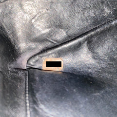 Chanel CC Vertical Jumbo Flap Caviar Black