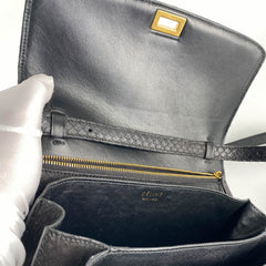 Celine Box Python Bag Black