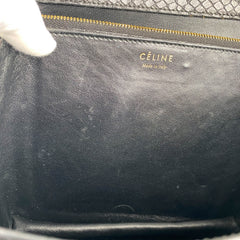 Celine Box Python Bag Black