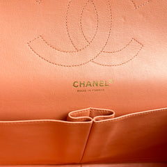 Chanel Vintage Jumbo Classic Double Flap Bag Pink