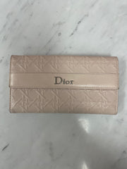 Dior Pink Leather Wallet