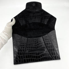 Givenchy Clutch Croc Embossed Black