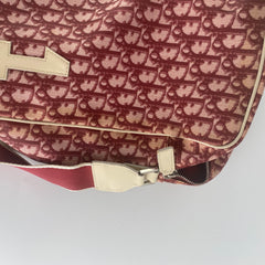 Dior Trotter Large Crossbody Burgundy