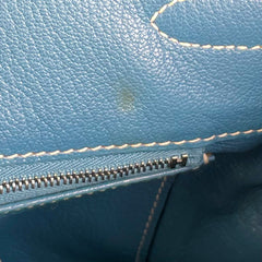 Hermes Birkin 35 Blue Jean - [H] Square