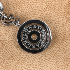 Bulgari 18k White Gold Round Pendent Necklace