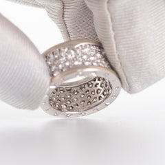 Bvlgari Diamond B.zero.1 White Gold Ring Size 51