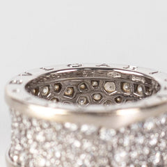 Bvlgari Diamond B.zero.1 White Gold Ring Size 51