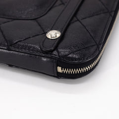 Chanel Top Handle iPad Case Black