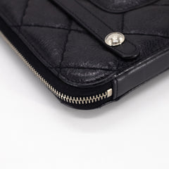 Chanel Top Handle iPad Case Black