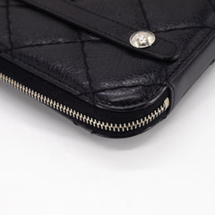 Chanel Top Handle iPad Case Black