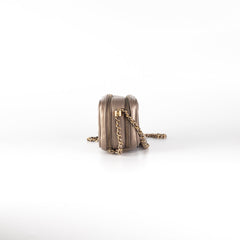 Chanel Calfskin Crossbody Bag Nude