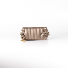 Chanel Calfskin Crossbody Bag Nude