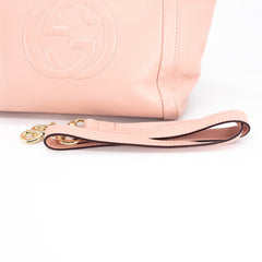 Gucci Soho Leather Shoulder Disco Bag Pink