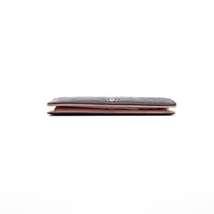 Chanel Camelia Wallet Black