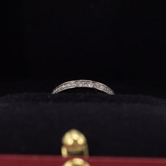 Cartier Diamond Pave Ring Size 49