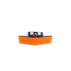 Hermes Rivale Double Tour Bracelet Navy Size XS