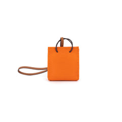 Hermes Bag Charm Orange