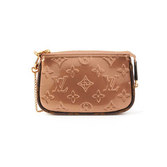 Louis Vuitton Mini Pochette Vernis Rose Gold