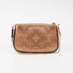 Louis Vuitton Mini Pochette Vernis Rose Gold