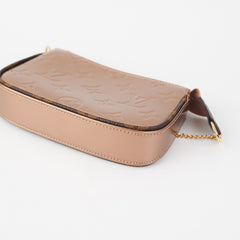 Louis Vuitton Mini Pochette Vernis Rose Gold