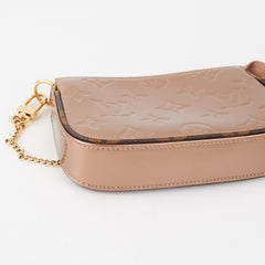 Louis Vuitton Mini Pochette Vernis Rose Gold