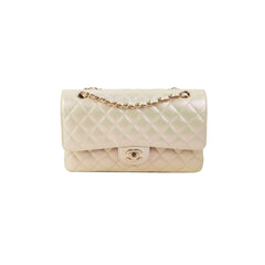 Chanel Double Flap Medium/Large Pearlescent