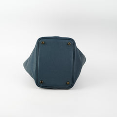 Hermes Picotin 18 Clemence Vert Cypress - Z Stamp