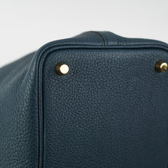 Hermes Picotin 18 Clemence Vert Cypress - Z Stamp