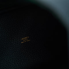 Hermes Picotin 18 Clemence Vert Cypress - Z Stamp