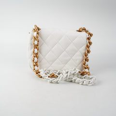 ITEM 6 - Chanel Season Flap White (Microchip)