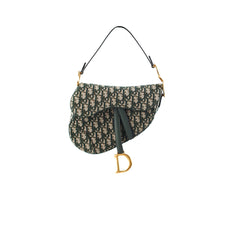 Dior Saddle Bag Oblique Green