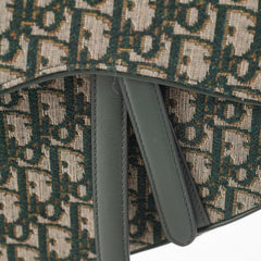 Dior Saddle Bag Oblique Green