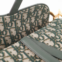 Dior Saddle Bag Oblique Green