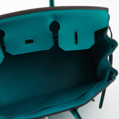 Hermes Birkin 30 Vert Verone Togo Stamp X (2016)