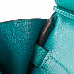 Hermes Birkin 30 Vert Verone Togo Stamp X (2016)