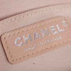 Chanel Quilted Boy Old Medium Light Pink