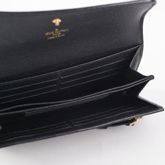 Louis Vuittonn Long Wallet Black