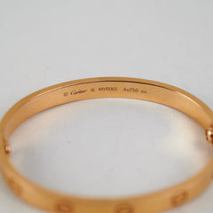 Cartier Love Bracelet Size 16