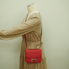 Hermes Constance 18 Rouge Tomate