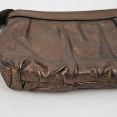 Gucci Metallic Bronze Tassel Pouch